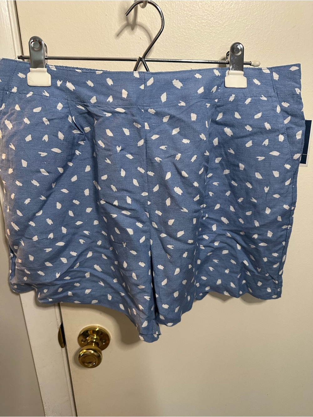Womens Linen blend shorts L